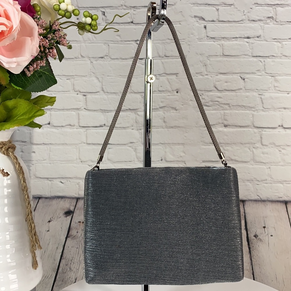 LIZ CLAIBORNE Silver Mini Bag